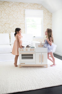 Milton & Goose Essential Kitchen White with Children Playing Beside it