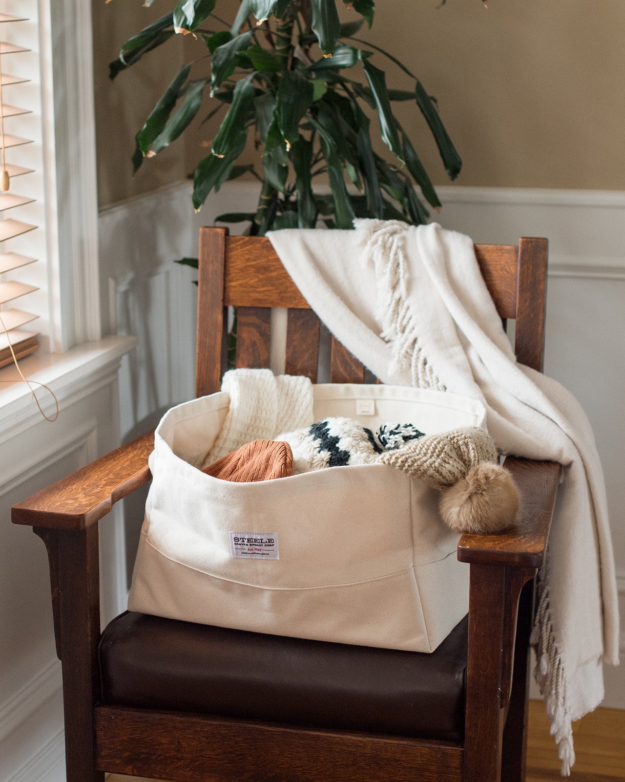 Small Canvas Storage Bin