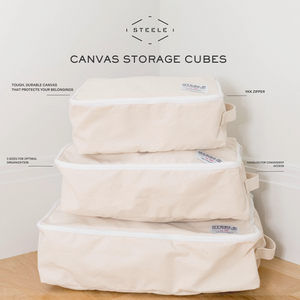 Canvas Storage Cube Set