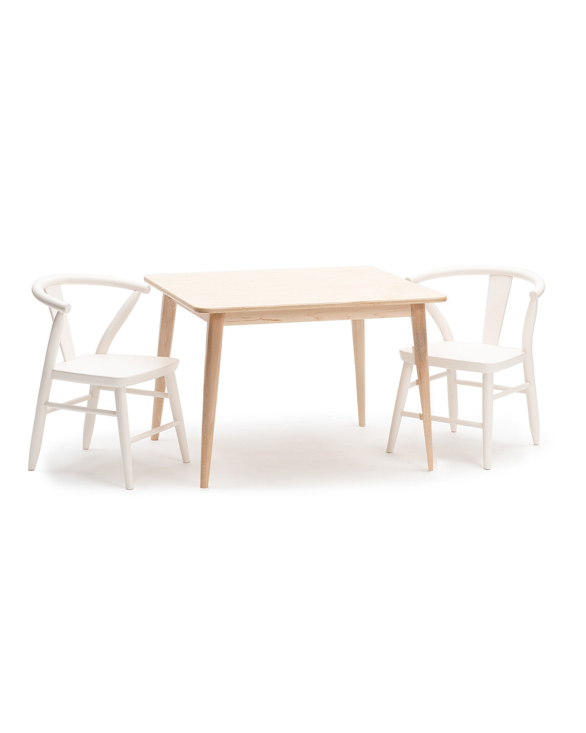 Children's Crescent Table and Chairs Bundle