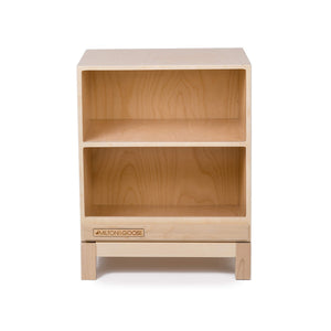 Wooden play kitchen countertop add-on for the Essential play kitchen by Milton & Goose in natural on a white background