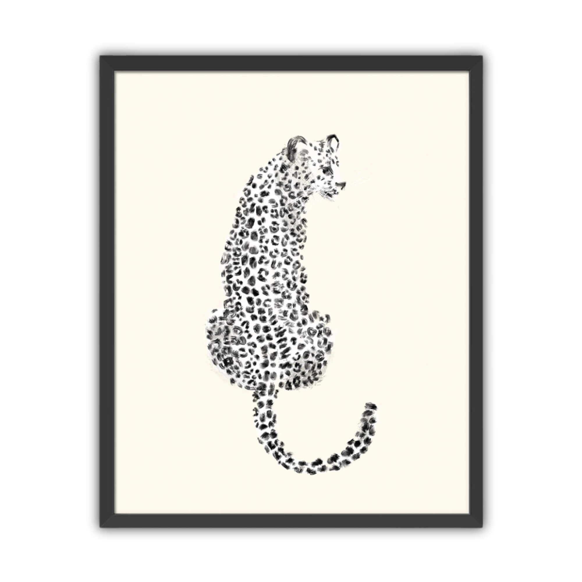 Leopard Artwork, Framed