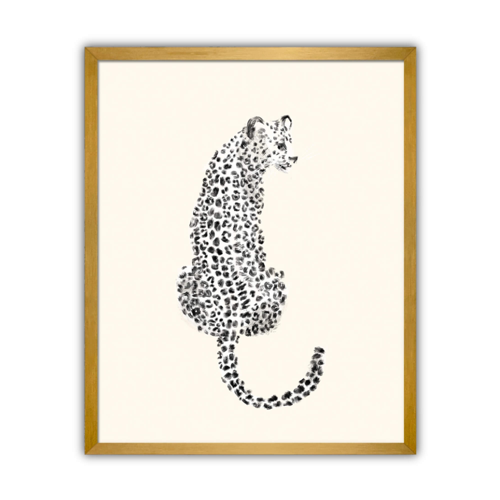 Leopard Artwork, Framed