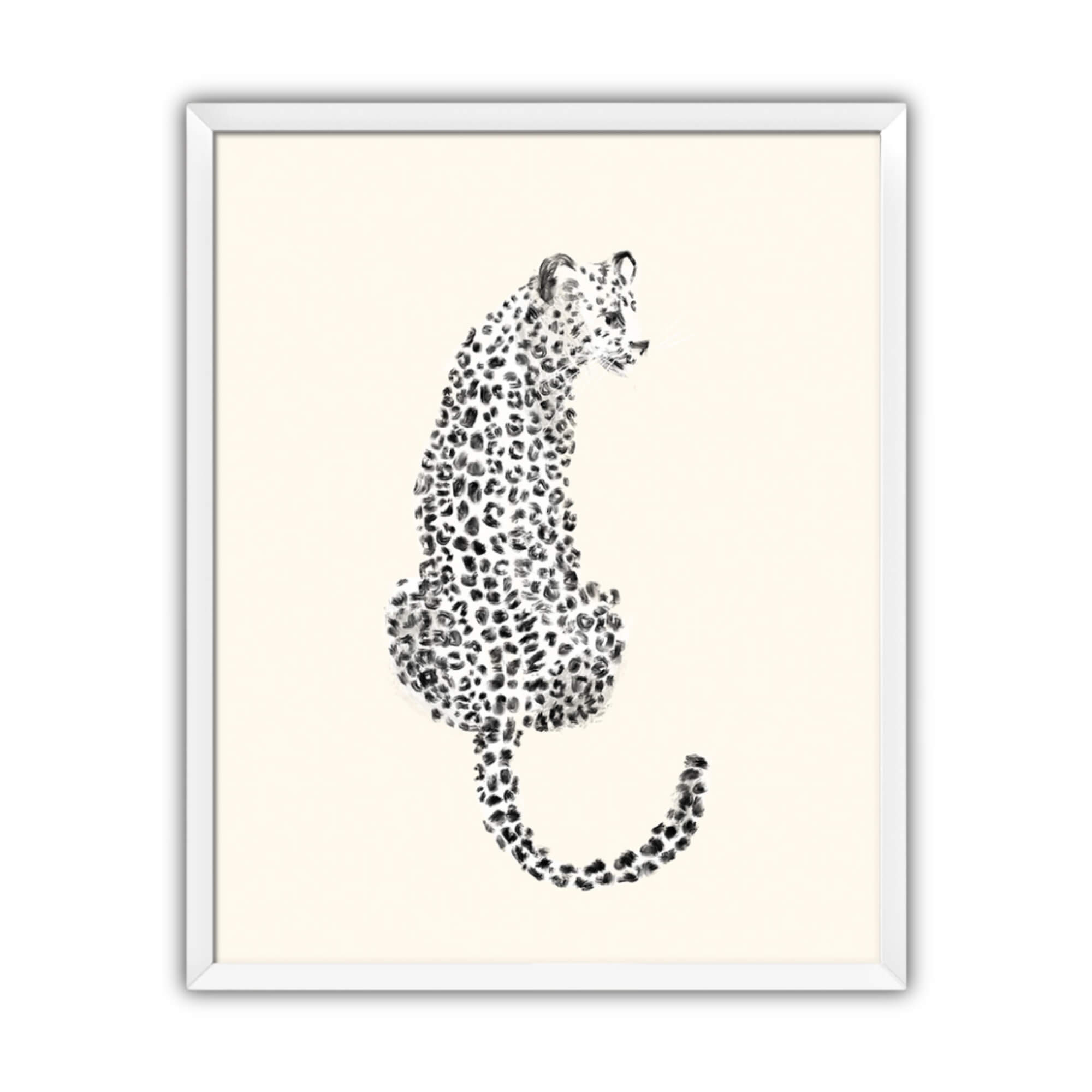 Leopard Artwork, Framed