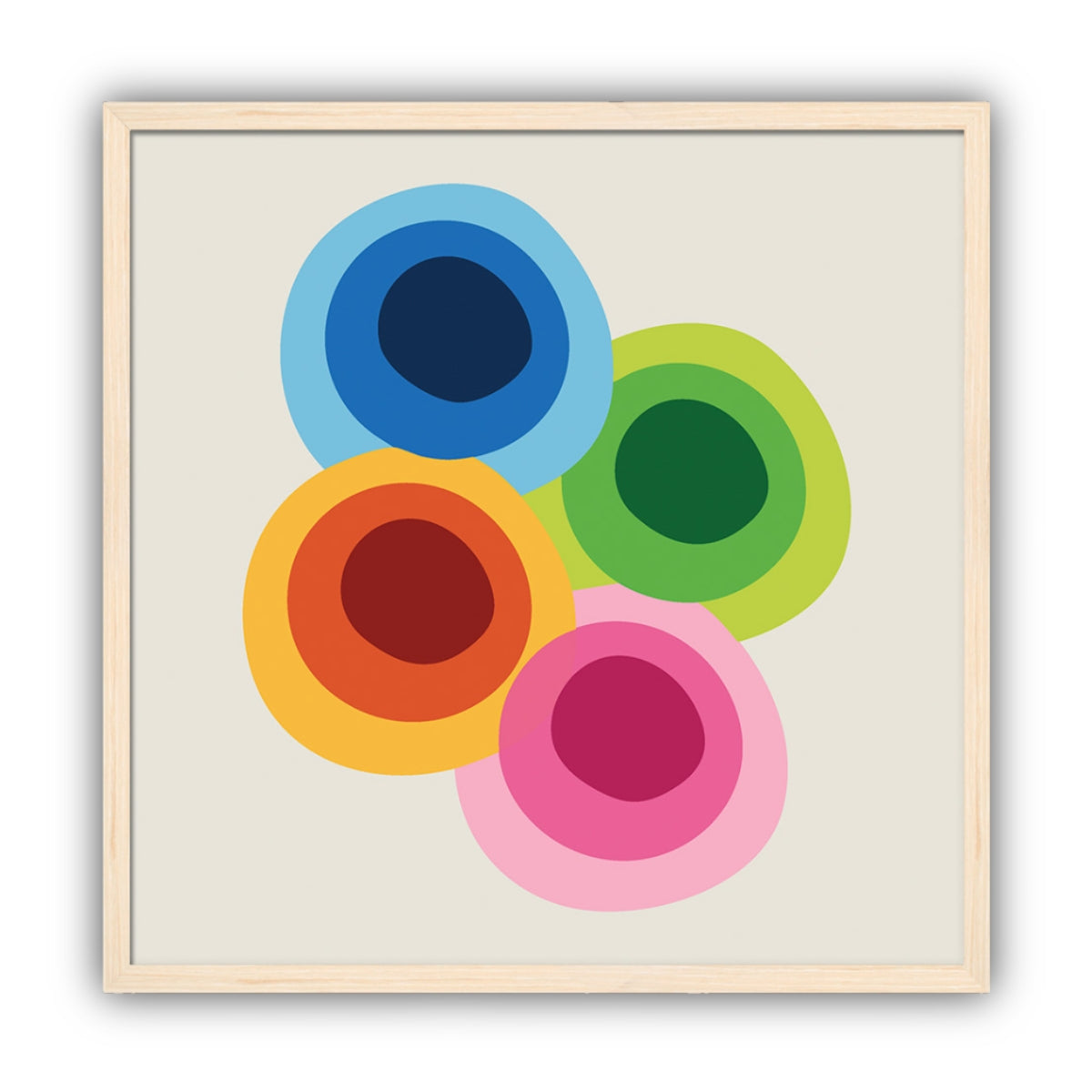Interlocking Artwork, Framed