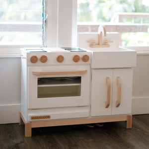 Essential Wooden Play Kitchen, Nontoxic – Milton Goose