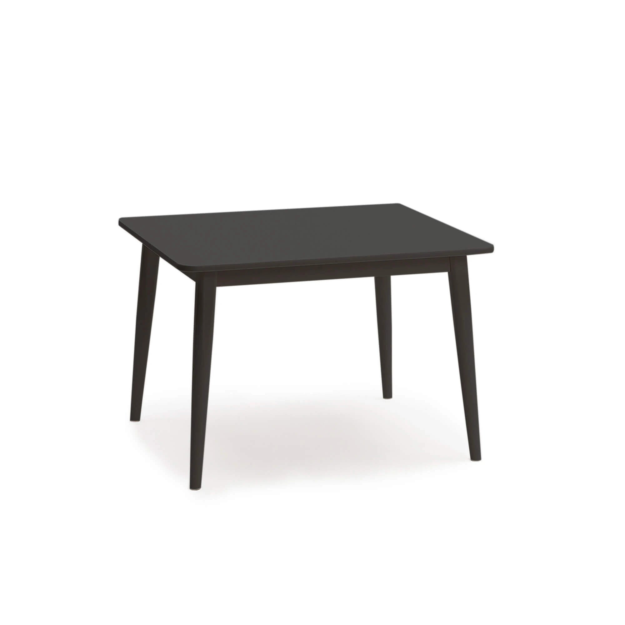 Milton & Goose's Crescent wood kids table, 29 inch in black.
