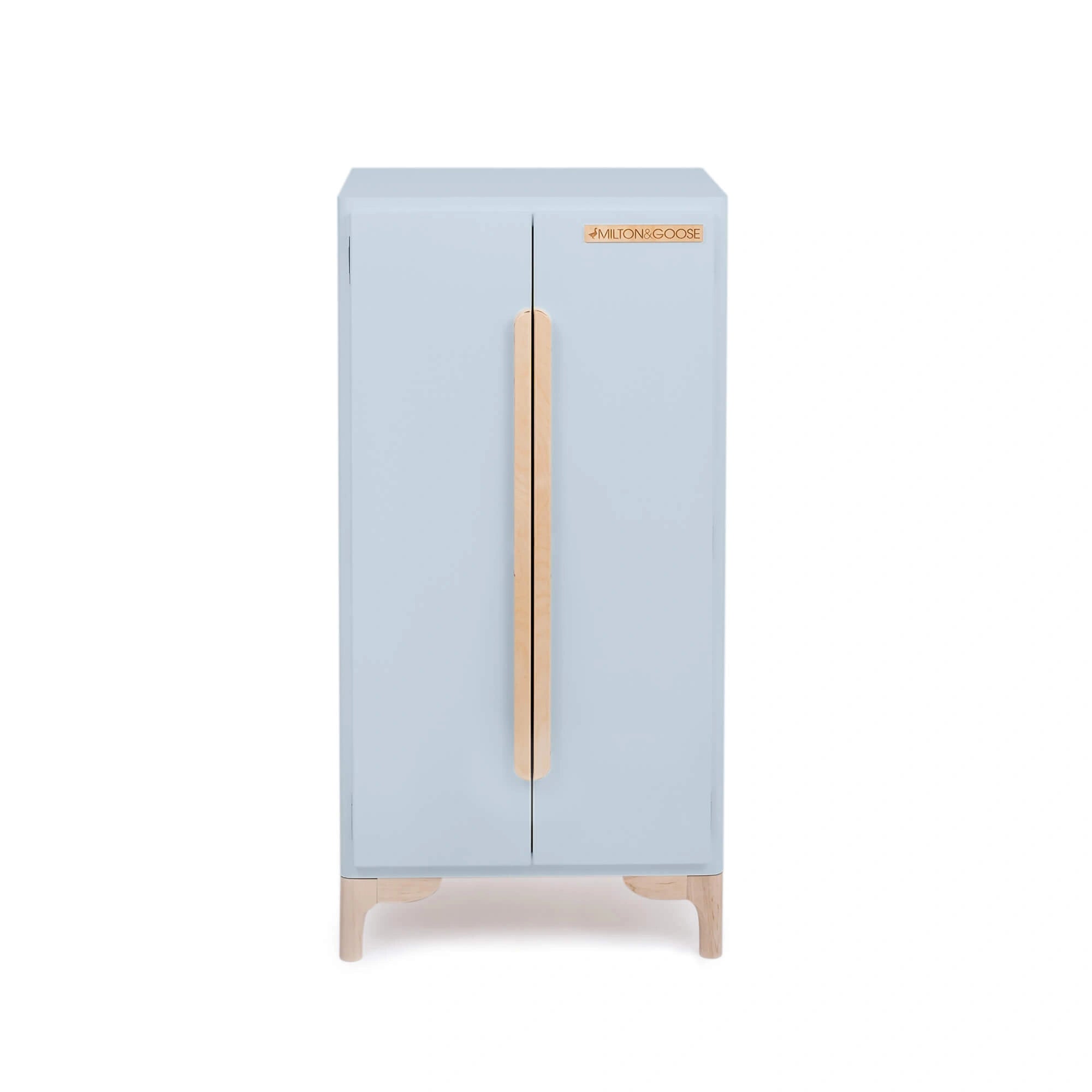 Luca Play Refrigerator in Gray – Minimalist Play Kitchen Accessory Set by Milton & Goose