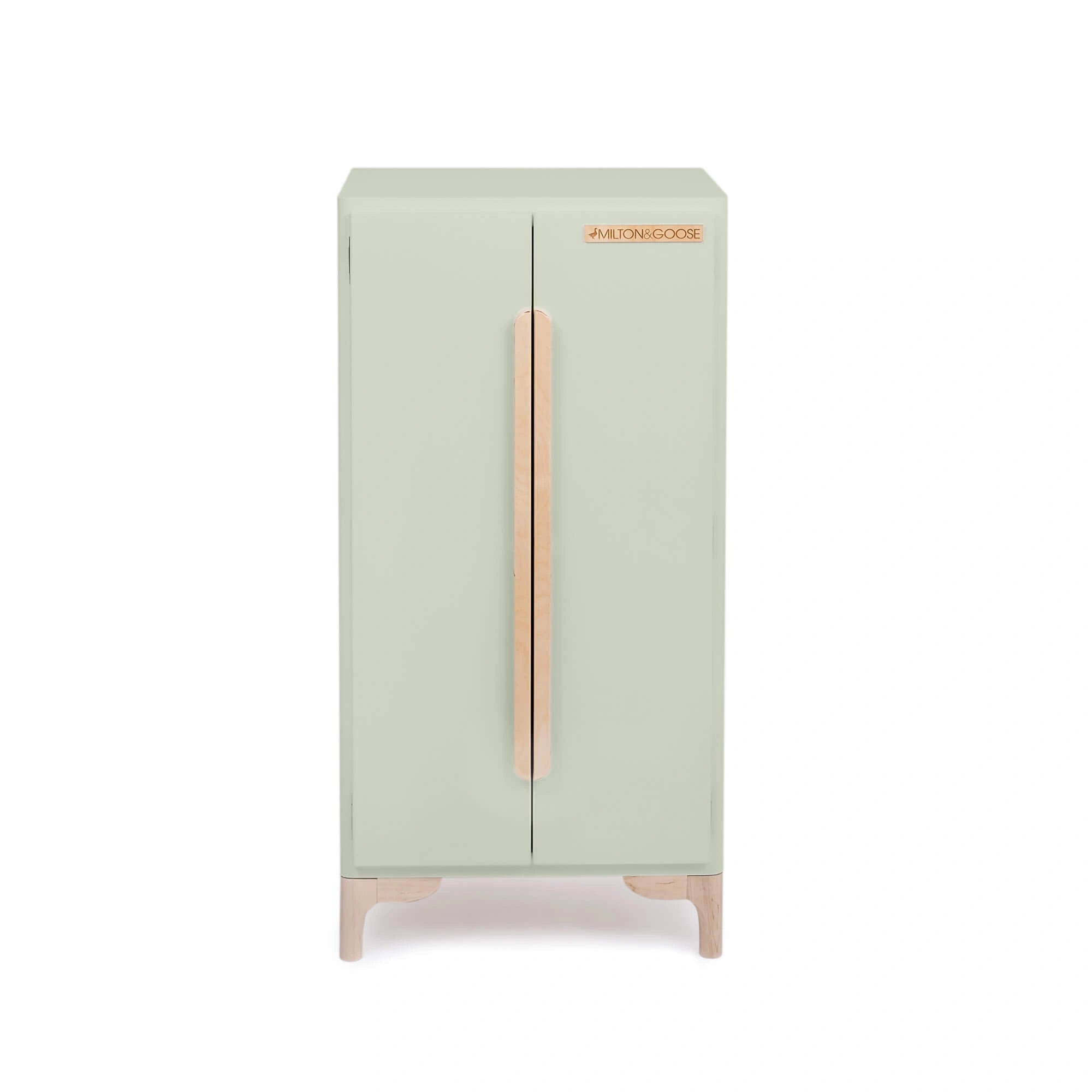 Luca Play Refrigerator in Green – Minimalist Play Kitchen Accessory Set by Milton & Goose