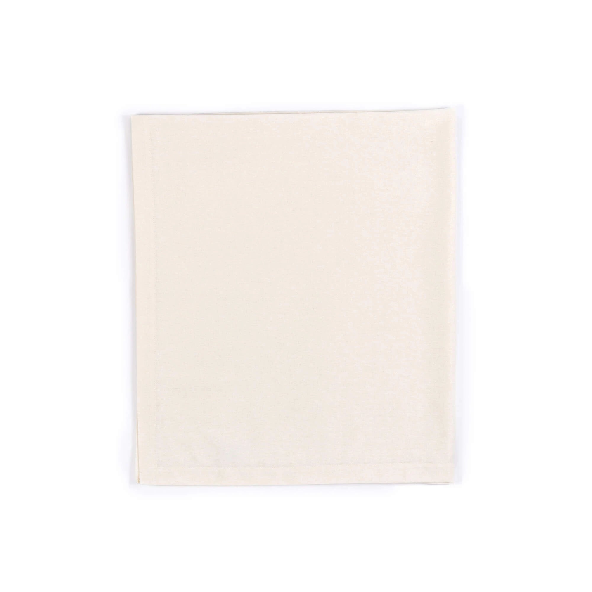 Milton and Goose cream colored table cloth made to fit on the Crescent table or Round Crescent table.