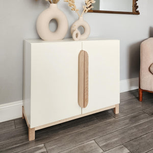 Milton & Goose Terry wooden storage cabinet with soft-close doors, modern design for any space.