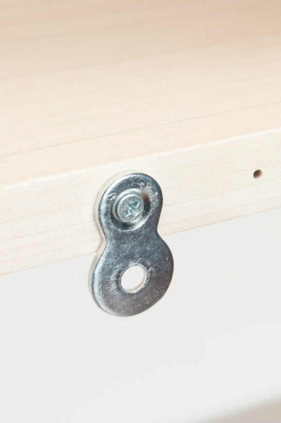 Milton and Goose House shelf figure 8 bracket for attaching to the wall.
